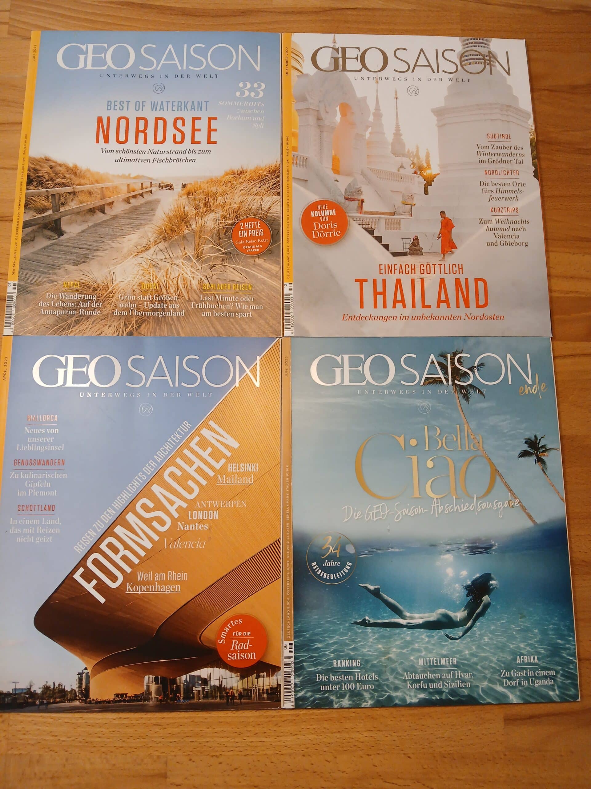 4 x GEO Saison zu verkaufen